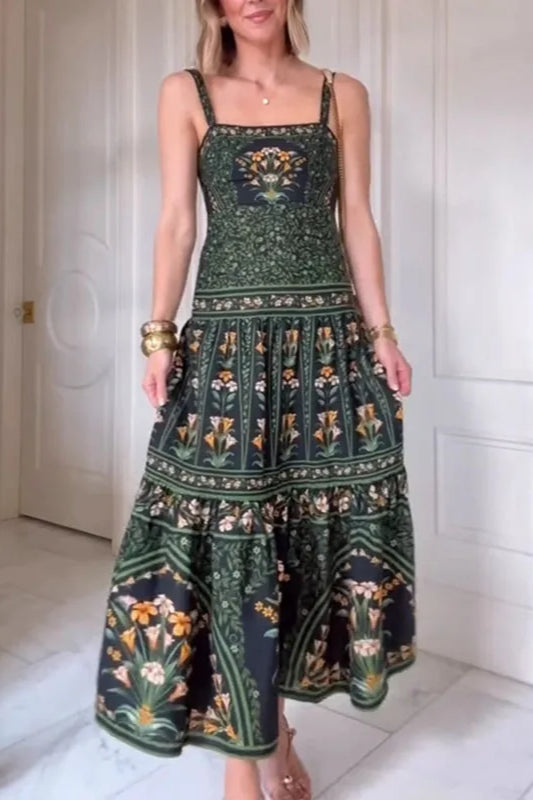 Ethnic Vintage Print Jeans with Classic Everyday Styling