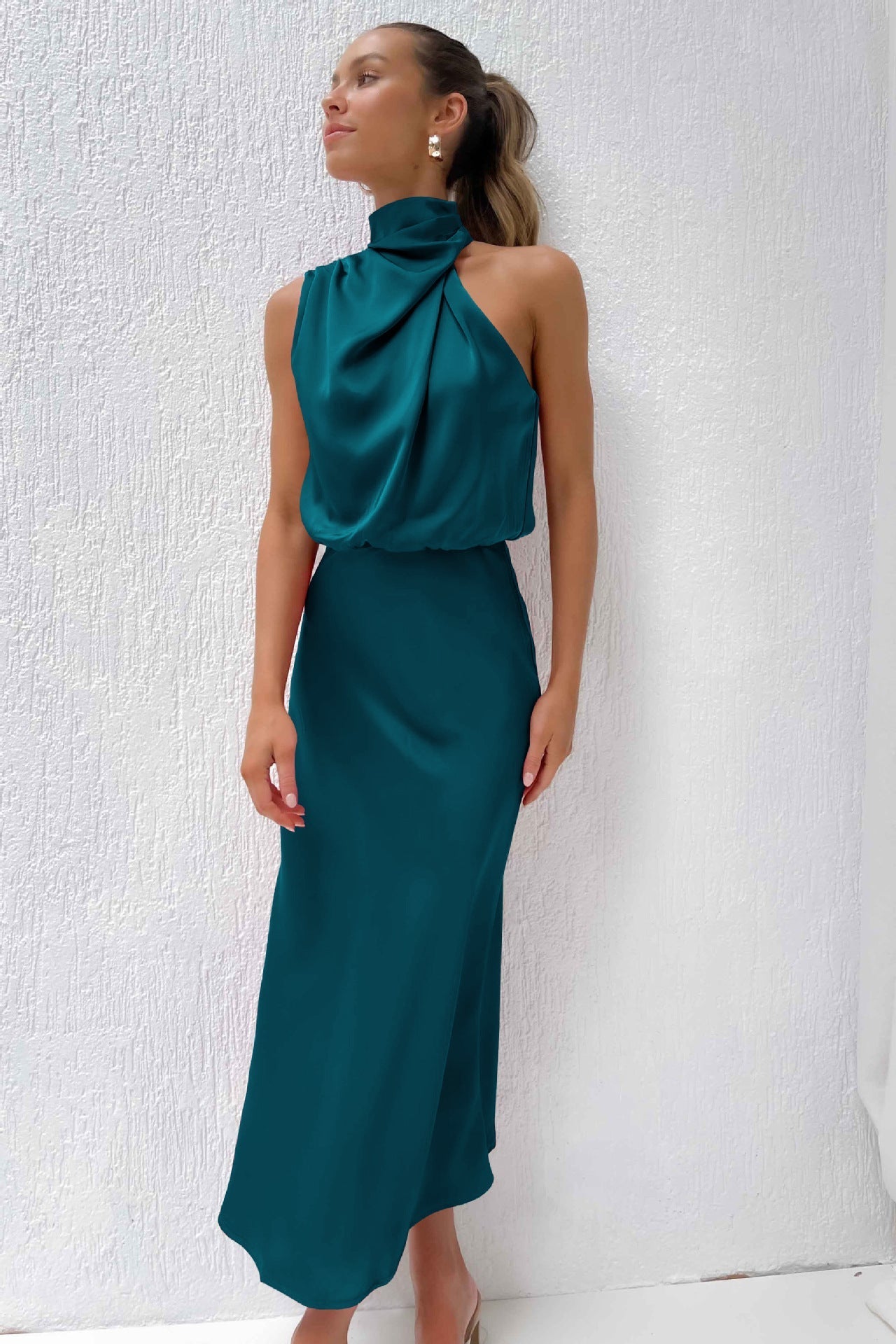 Tiffany Elegant Satin Dress