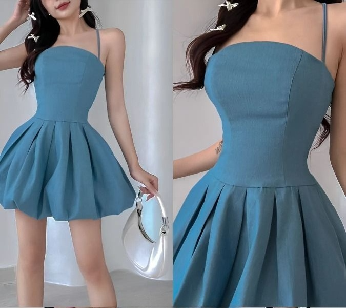 A Line Blue Short Evening Dress Cocktail Dresses Short Party Dress