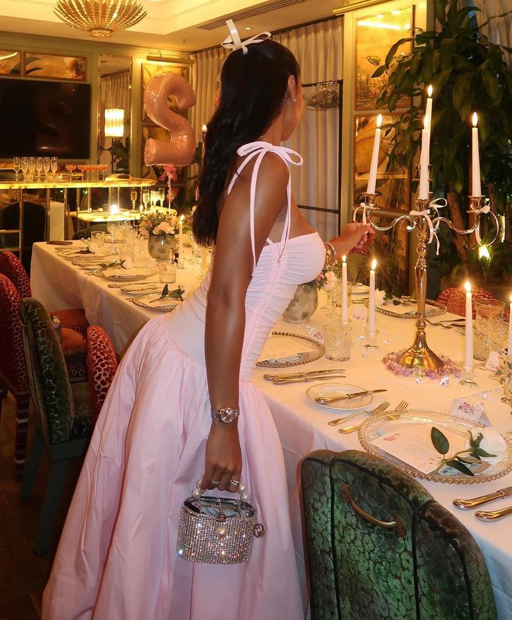 Pink Prom Dress Sleeveless Formal Party Evening Gown - FashionDia
