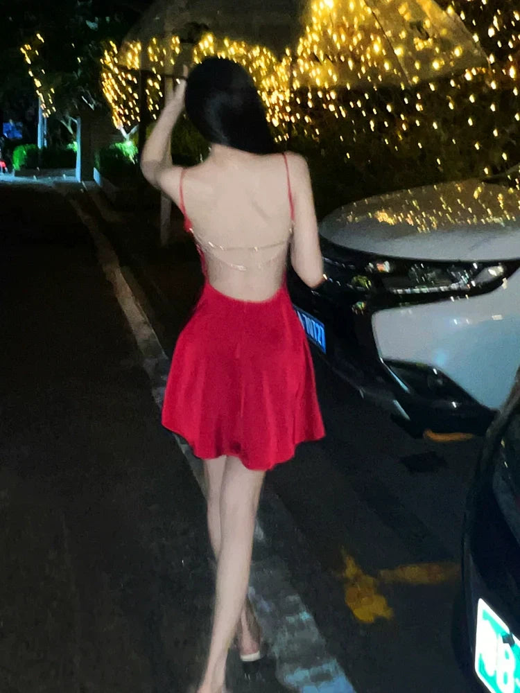 Sexy Red Short Evening Dress Cocktail Dresses Short Birthday Party Dress