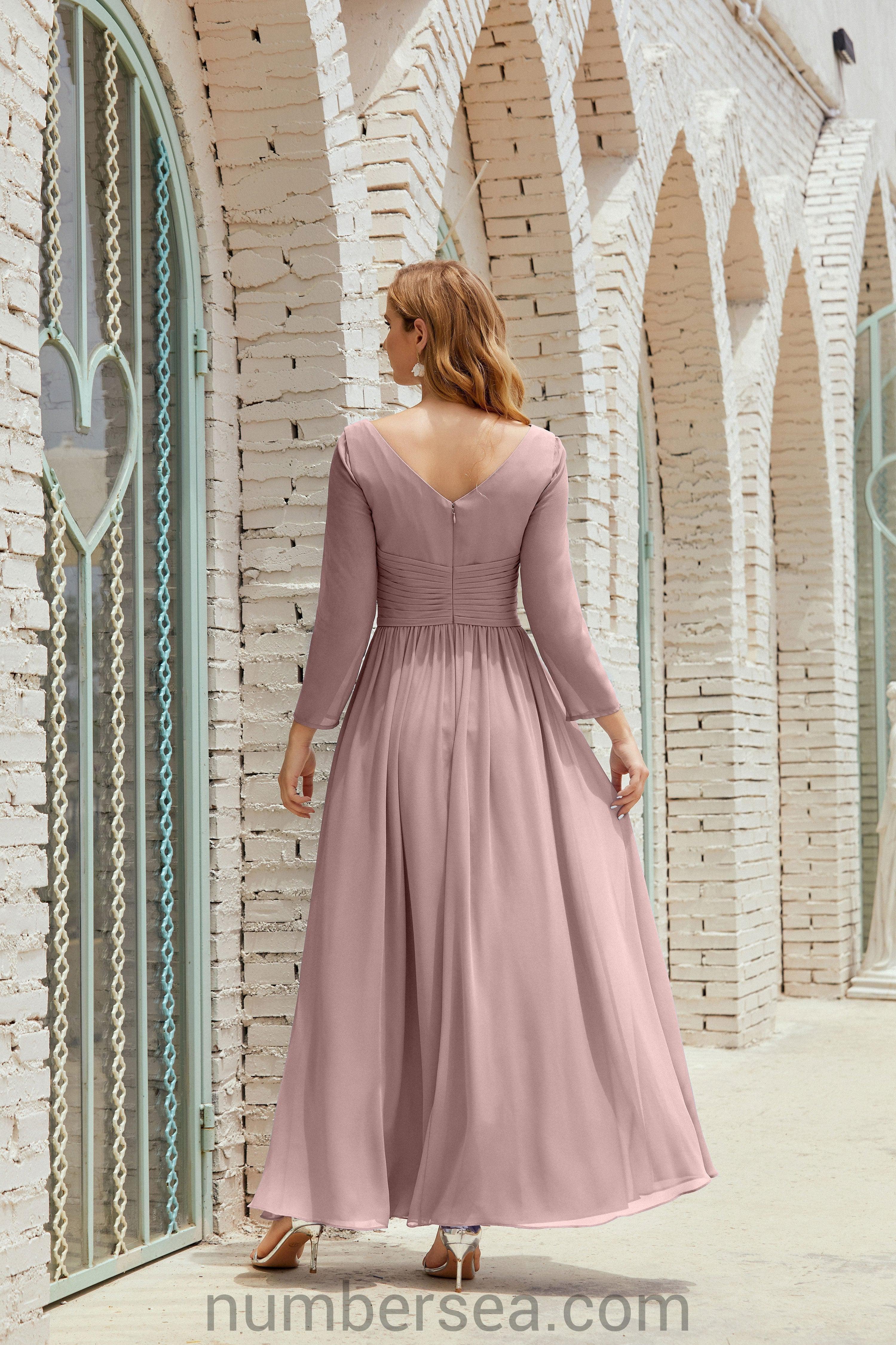 ZapDress Bridesmaid Dress Chiffon Formal Party Dress Evening Dress 28016 (ZD16992)