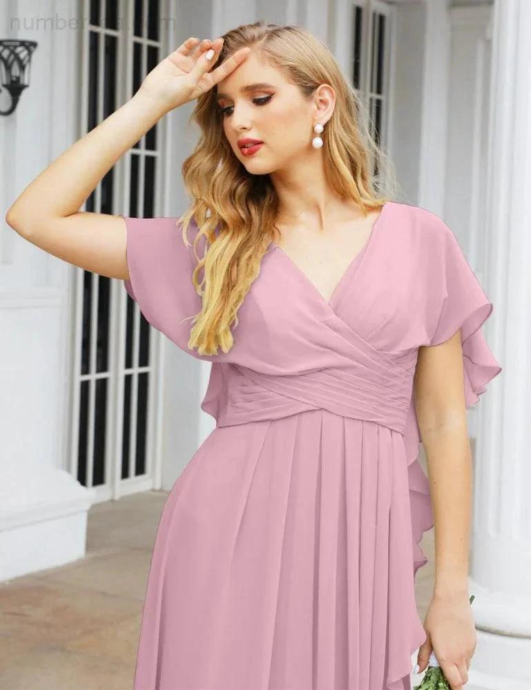 ZapDress Bridesmaid Dresses Backless Formal Prom Gowns for Evening Party Mother of The Bride Dress 28040 (ZD16998)