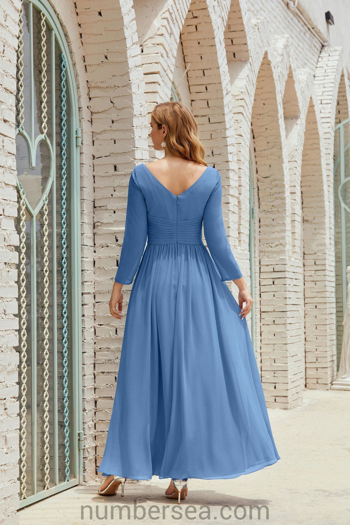ZapDress Bridesmaid Dress Chiffon Formal Party Dress Evening Dress 28016 (ZD16992)