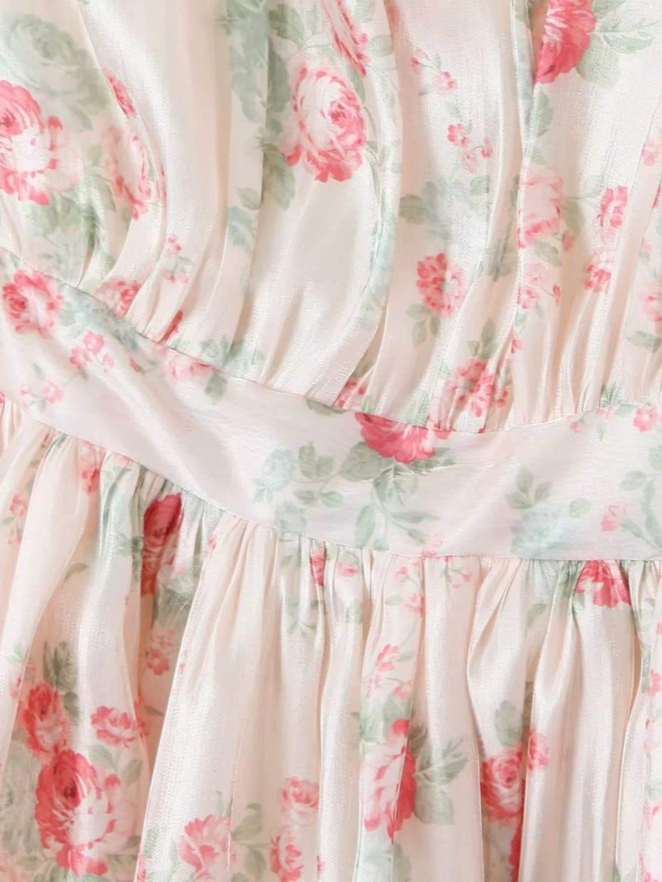 Short Puff Sleeves Cute Pink Aquare Collar Short Graduation Party Dress - Fashionpara