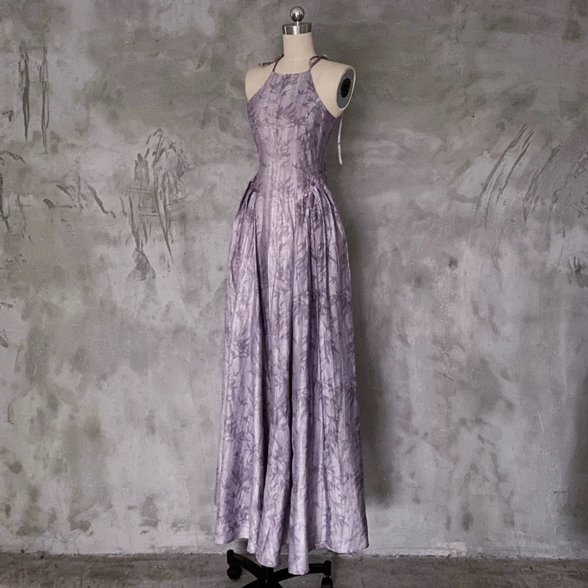 Pretty A line Halter Prom Dresses Long Birthday Dress For Women