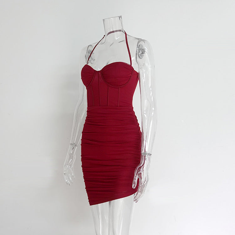 City Chic Dress Maroon