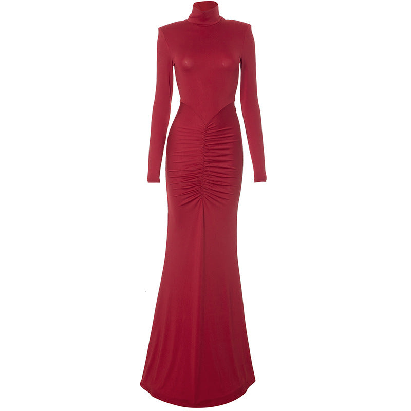 Red Rose Maxi Dress Red