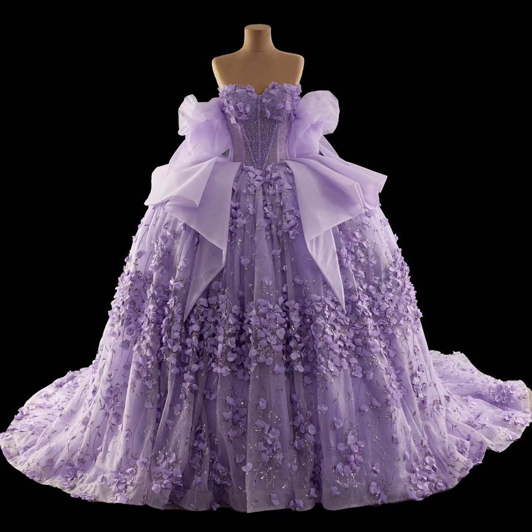 Gorgeous A Line Off the Shoulder Purple Quinceanera Dress with Appliques