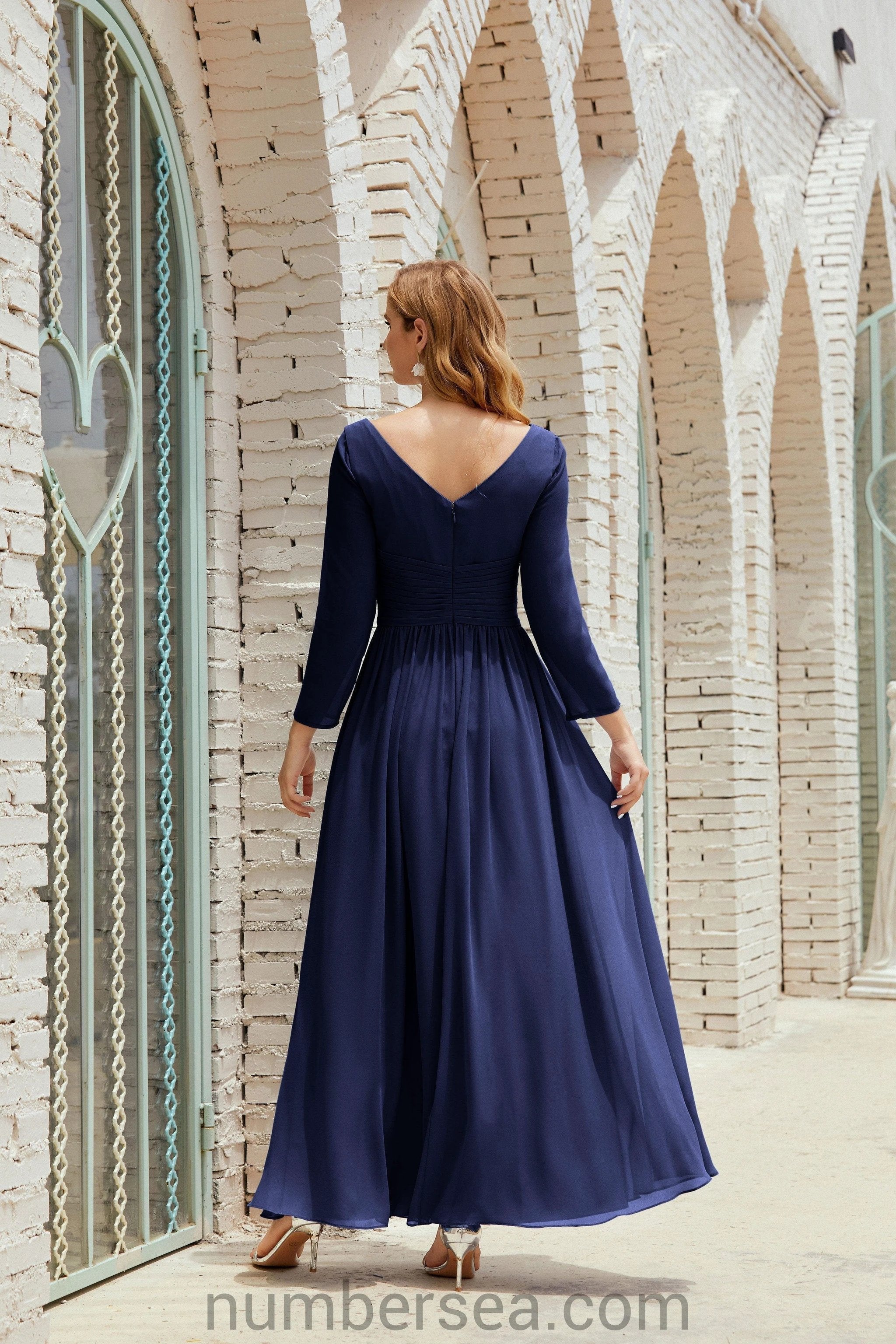 ZapDress Bridesmaid Dress Chiffon Formal Party Dress Evening Dress 28016 (ZD16992)