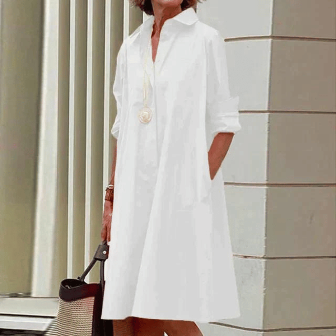 Andrea Simple and Stylish Summer Dress for Women Elegant Evening Look