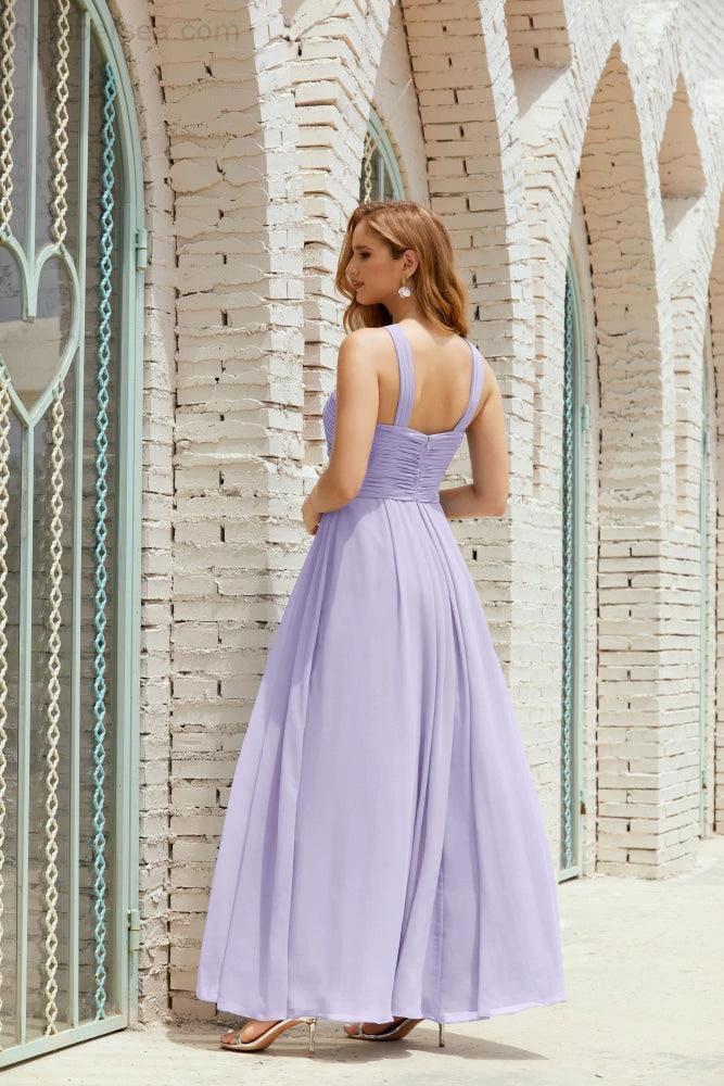 Halter Bridesmaid Dresses Formal Cocktail Prom Gown 28015 (ZD16956)