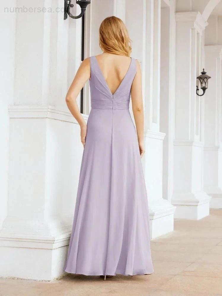 ZapDress Bridesmaid Dresses for Wedding Ruffles Long Formal Prom Gowns 28039 (ZD16999)