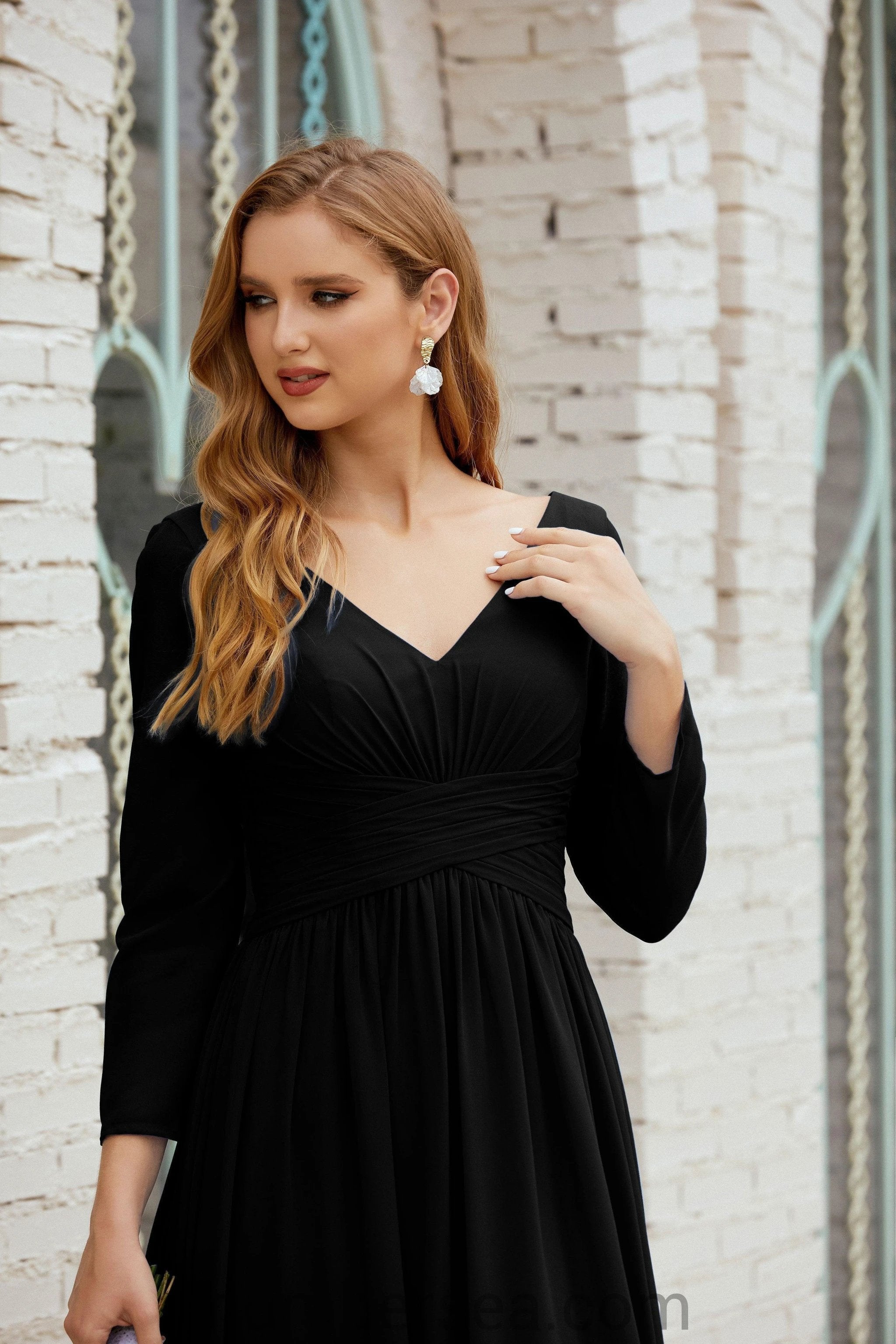 Numbersea Bridesmaid Dress Chiffon Formal Party Dress Evening Dress 28016 by numbersea