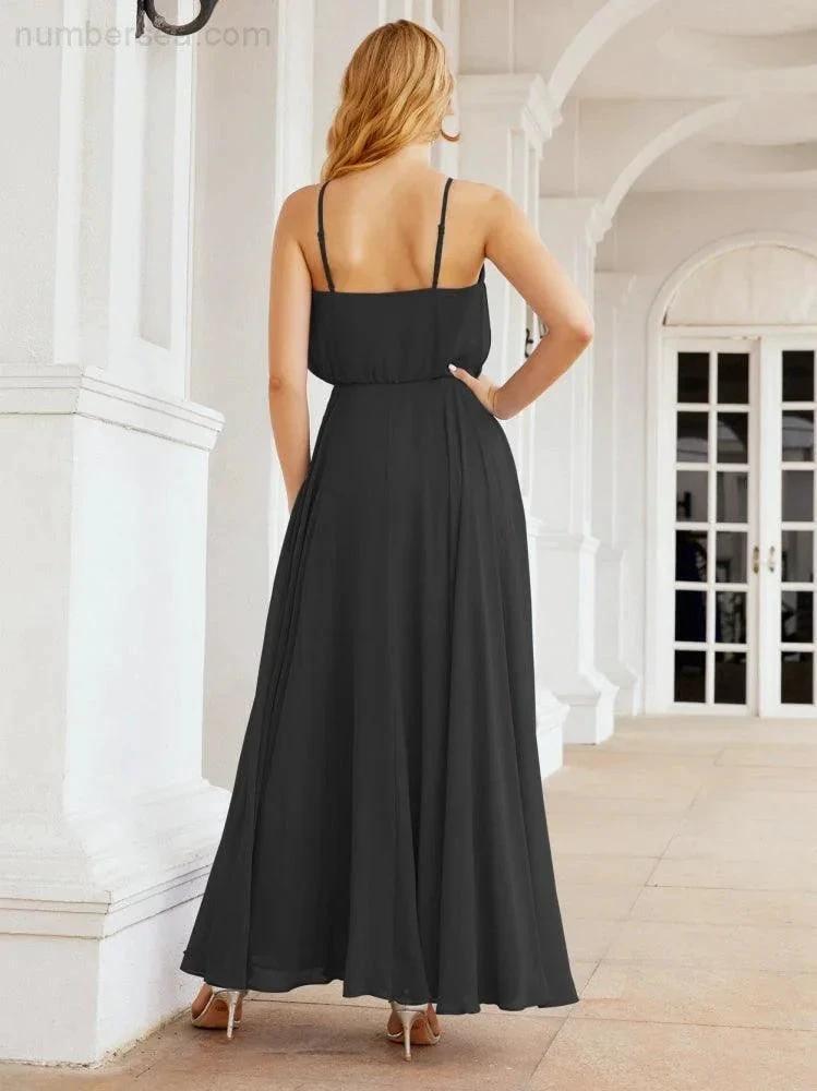 ZapDress  Halter Long Bridesmaid Dresses Formal A line Juniors Dress 28029 (ZD17029)
