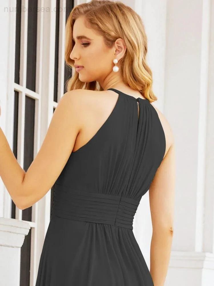 ZapDress Keyhole Bridesmaid Dresses Sleeveless Formal Evening Party Prom Gowns 28043 (ZD17032)