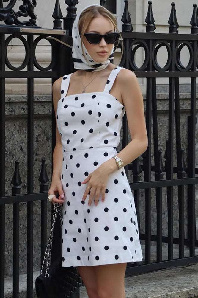 Fl Polka Dots Dress with Premium Everyday Styling Boutique Fashion Style 2