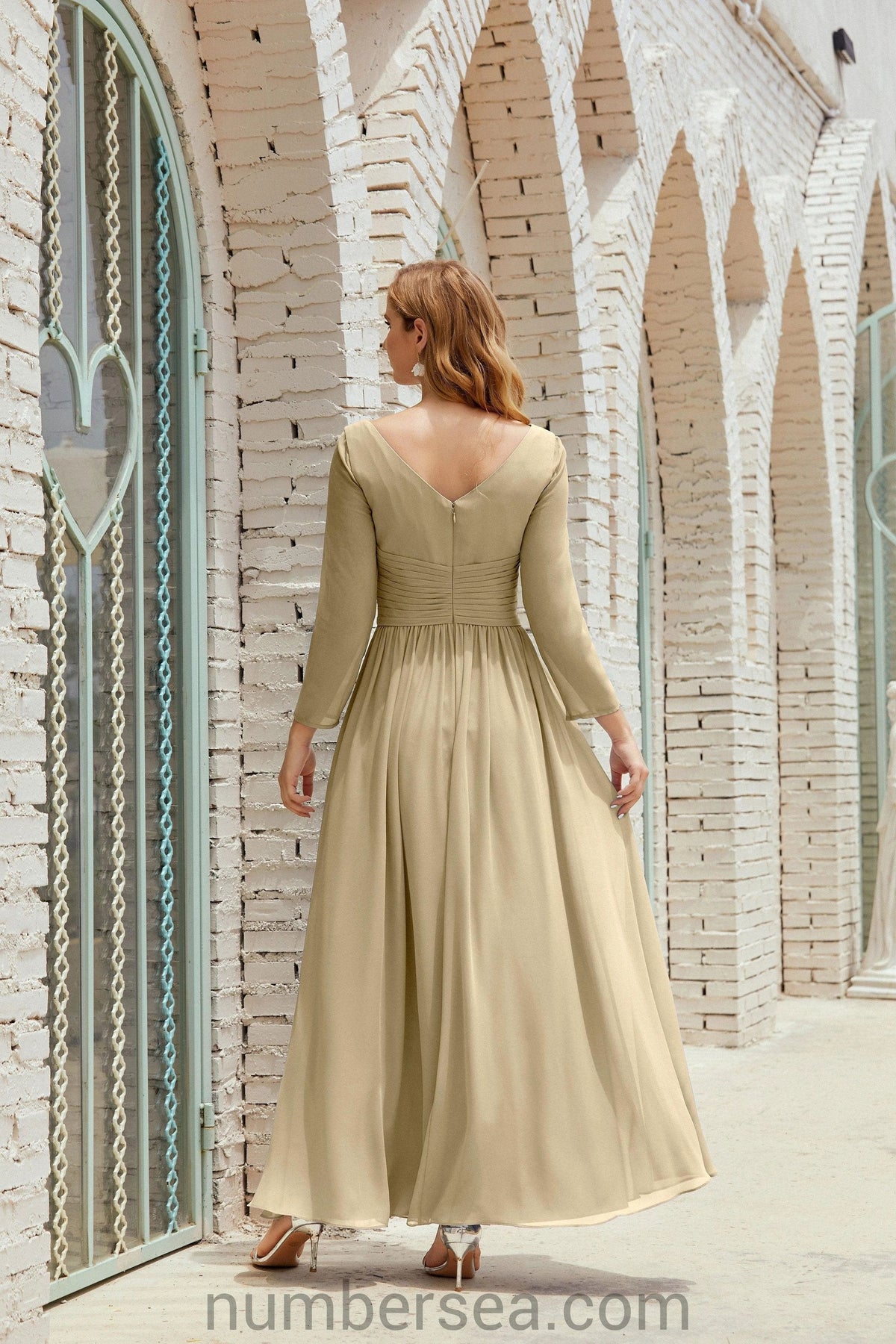 ZapDress Bridesmaid Dress Chiffon Formal Party Dress Evening Dress 28016 (ZD16992)
