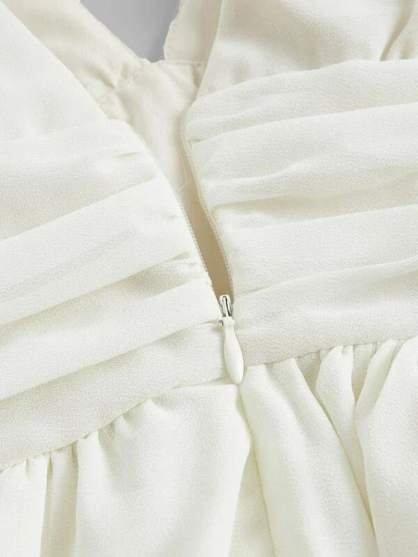 Vintage A line Straps Chiffon Homecoming Dress 18th Birthday Outfits