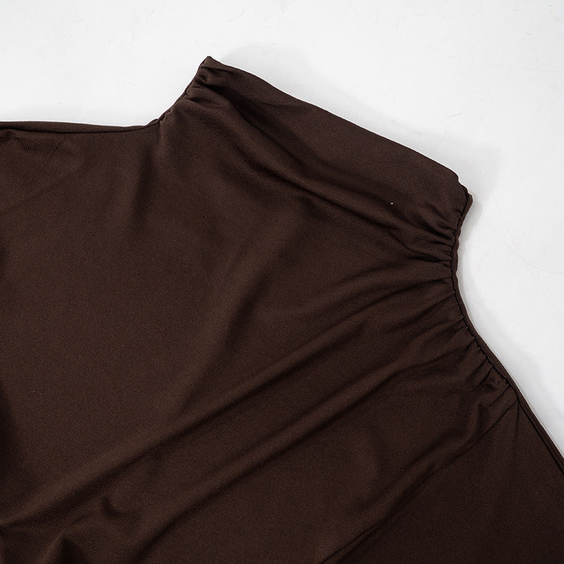 Jeannie Mini Dress Brown