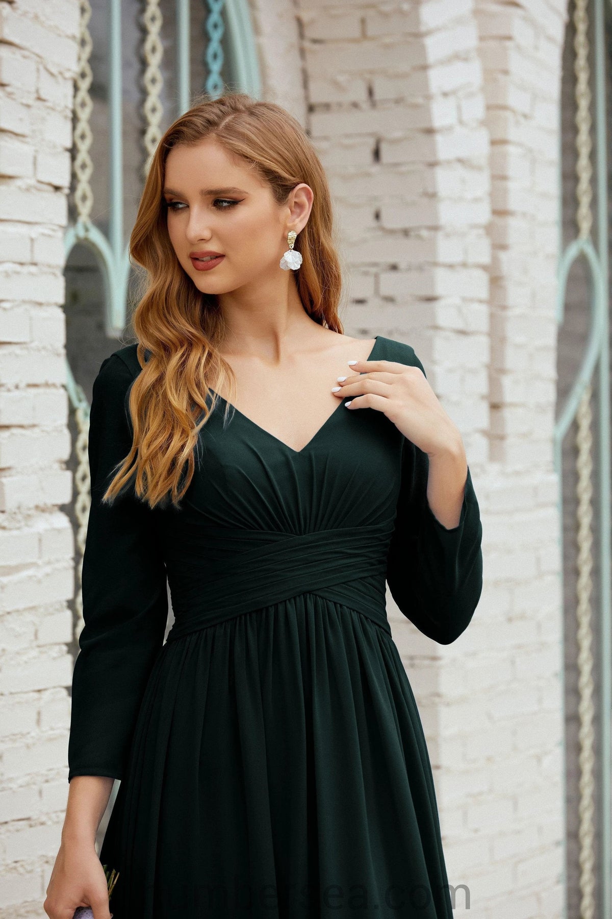 Numbersea Bridesmaid Dress Chiffon Formal Party Dress Evening Dress 28016 by numbersea