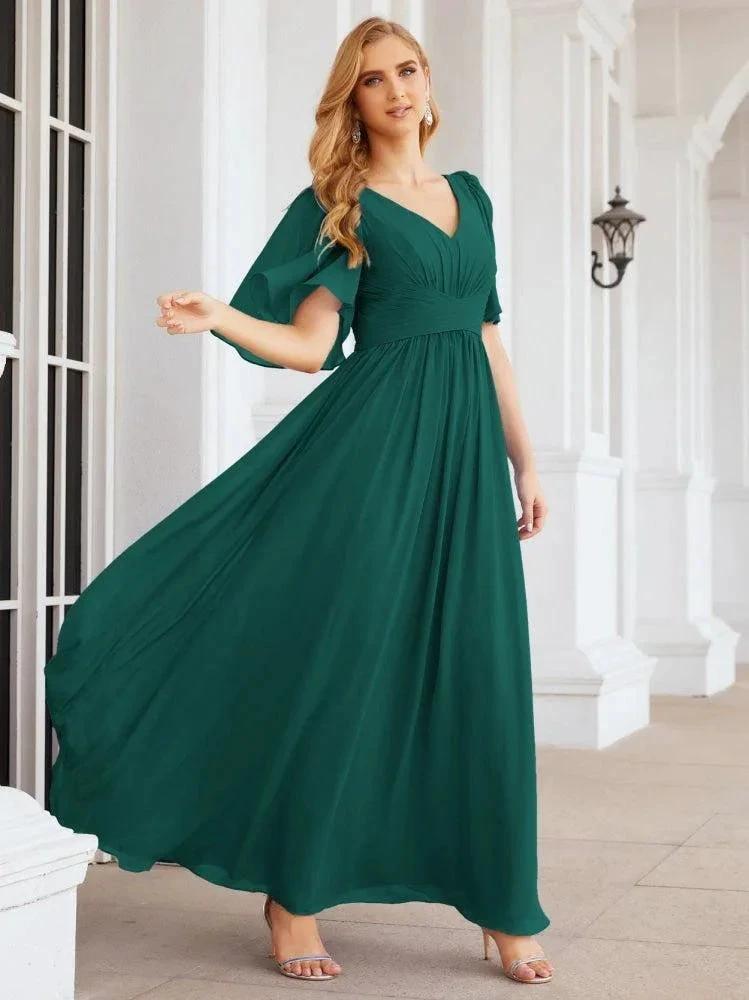Numbersea Bridesmaid Dresses for Women Wedding Long Party Prom Dress 28068 by numbersea