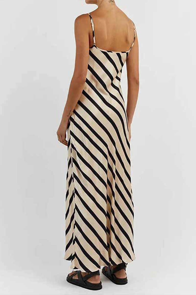 Heraclea Chic Scoop Neck Sling Dress Boutique Collection