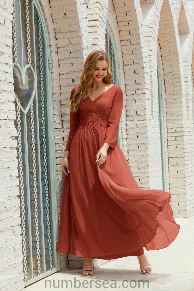 ZapDress Bridesmaid Dress Chiffon Formal Party Dress Evening Dress 28016 (ZD16992)