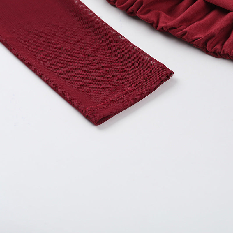 Rave Mini Bodycon Red