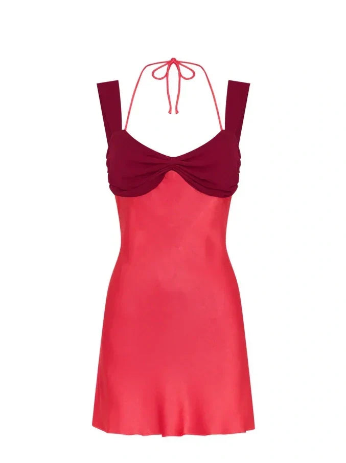 Stylish A Line Sweetheart Red Short Homecoming Dress with Criss Cross Back