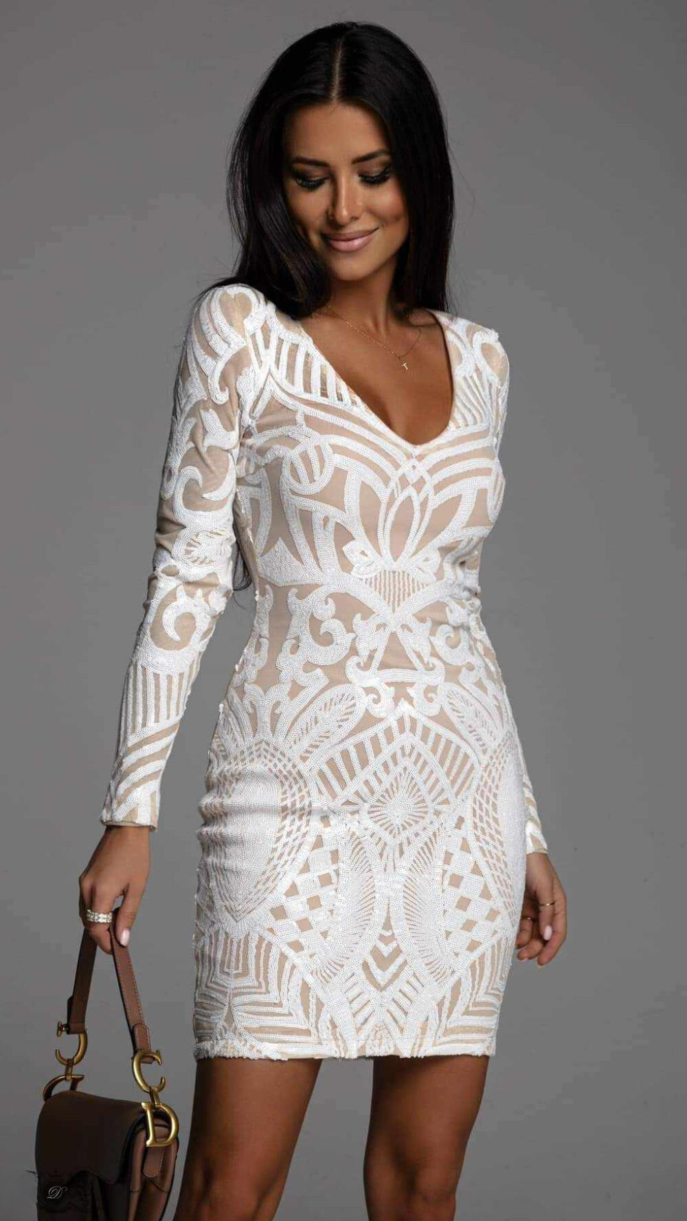 Aurora Effortless Regal Bodycon Dress Boutique Collection