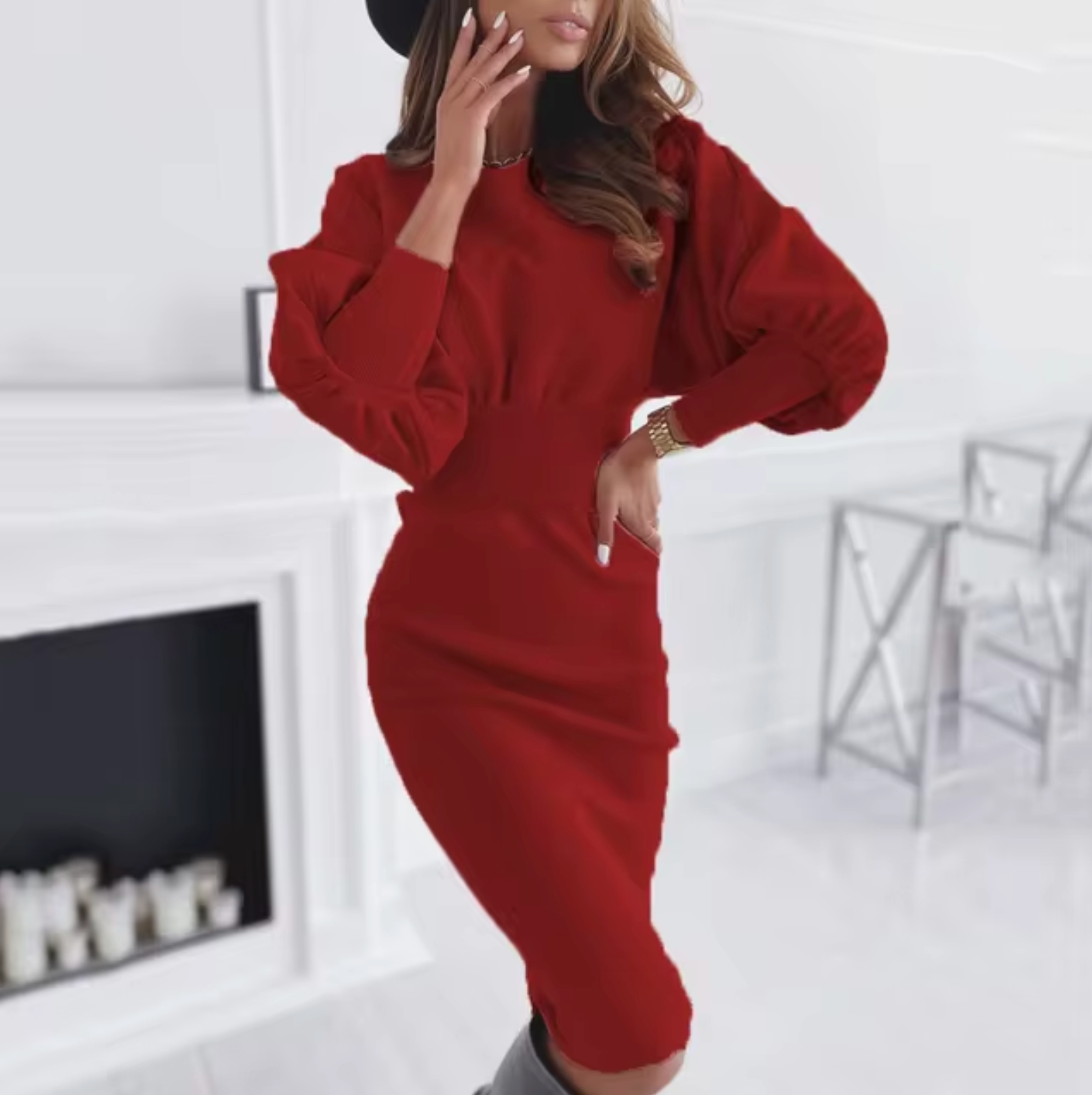 Margarita Elegant Dress With Contemporary Dress with Premium Casual Styling