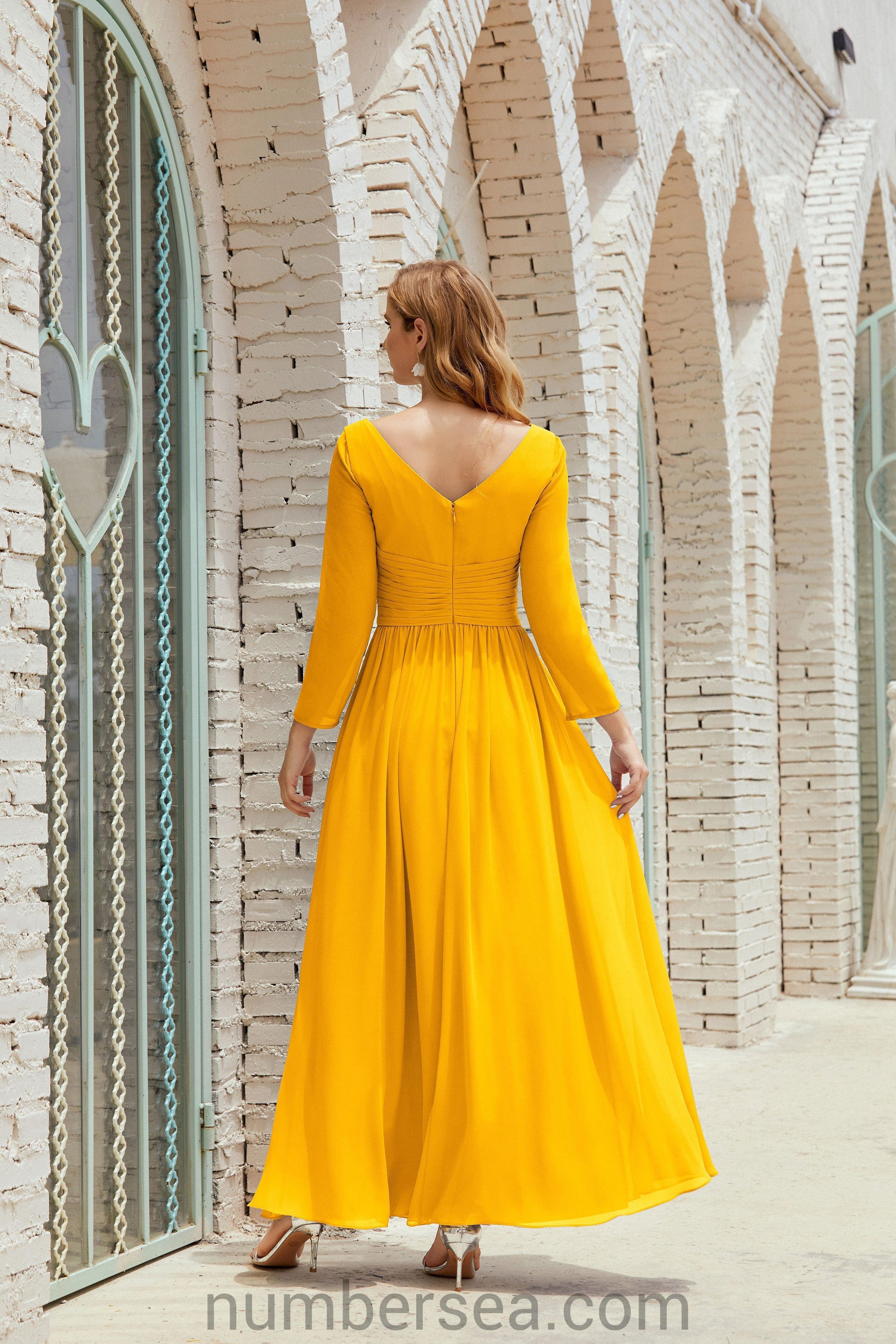 ZapDress Bridesmaid Dress Chiffon Formal Party Dress Evening Dress 28016 (ZD16992)