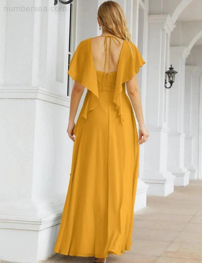 ZapDress Bridesmaid Dresses Backless Formal Prom Gowns for Evening Party Mother of The Bride Dress 28040 (ZD16998)