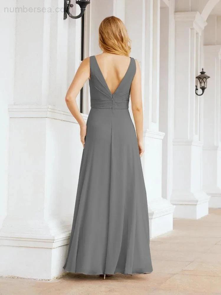 ZapDress Bridesmaid Dresses for Wedding Ruffles Long Formal Prom Gowns 28039 (ZD16999)