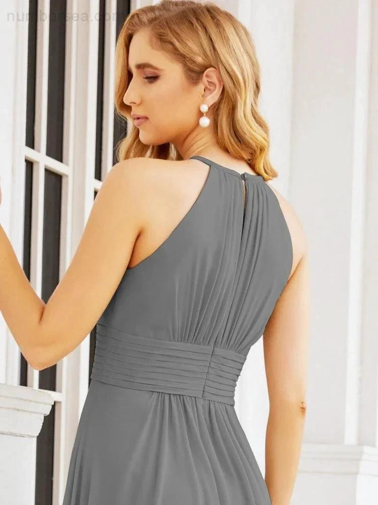 ZapDress Keyhole Bridesmaid Dresses Sleeveless Formal Evening Party Prom Gowns 28043 (ZD17032)