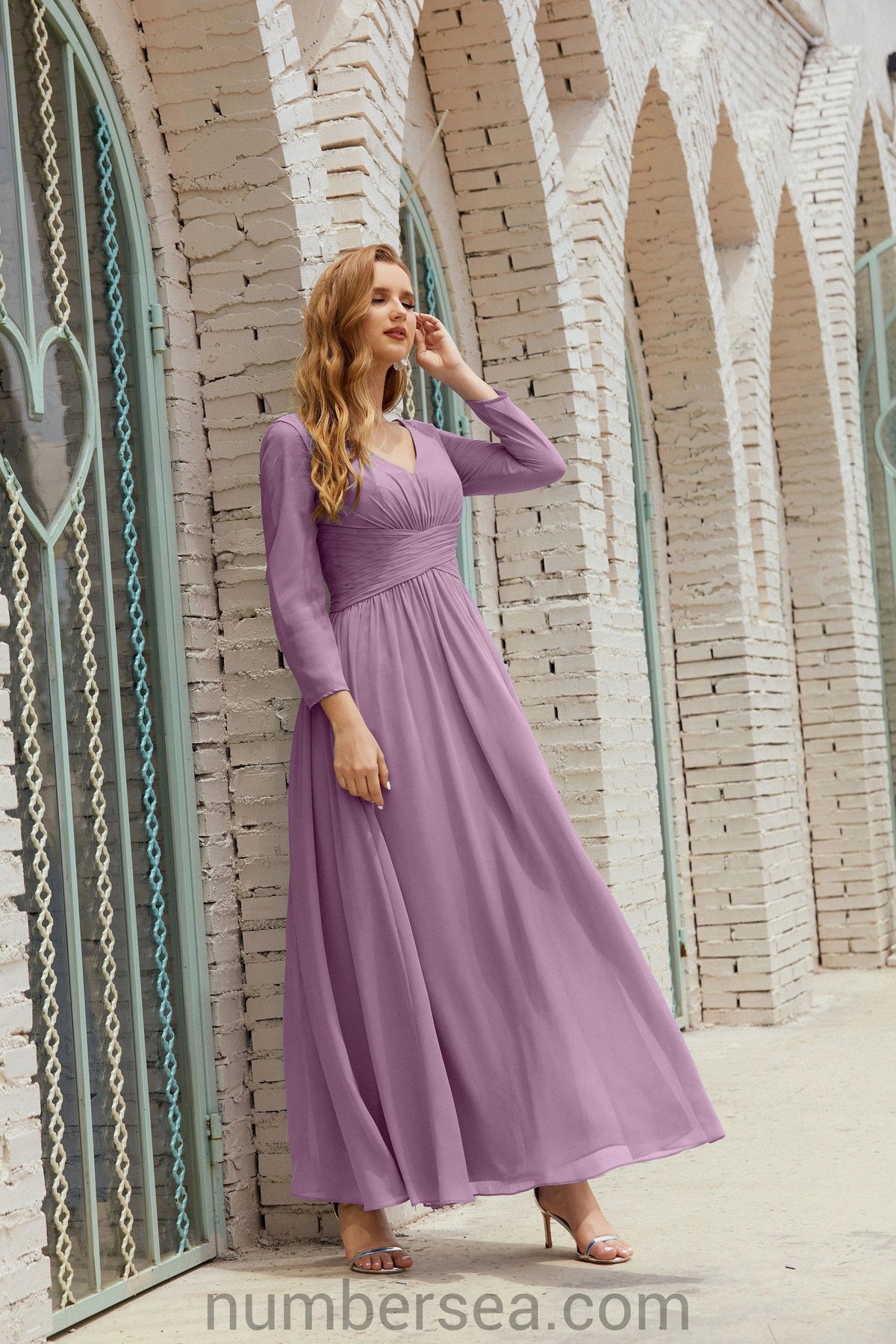 ZapDress Bridesmaid Dress Chiffon Formal Party Dress Evening Dress 28016 (ZD16992)