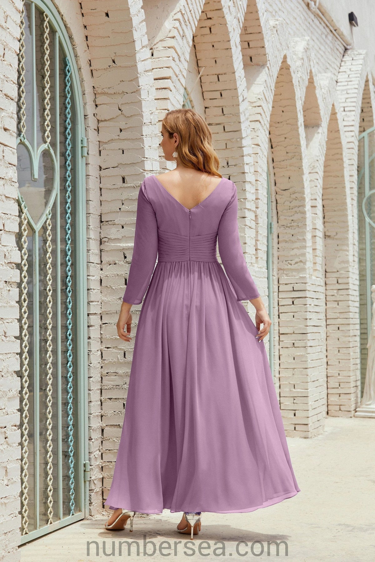 ZapDress Bridesmaid Dress Chiffon Formal Party Dress Evening Dress 28016 (ZD16992)