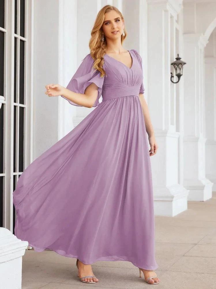 Numbersea Bridesmaid Dresses for Women Wedding Long Party Prom Dress 28068 by numbersea