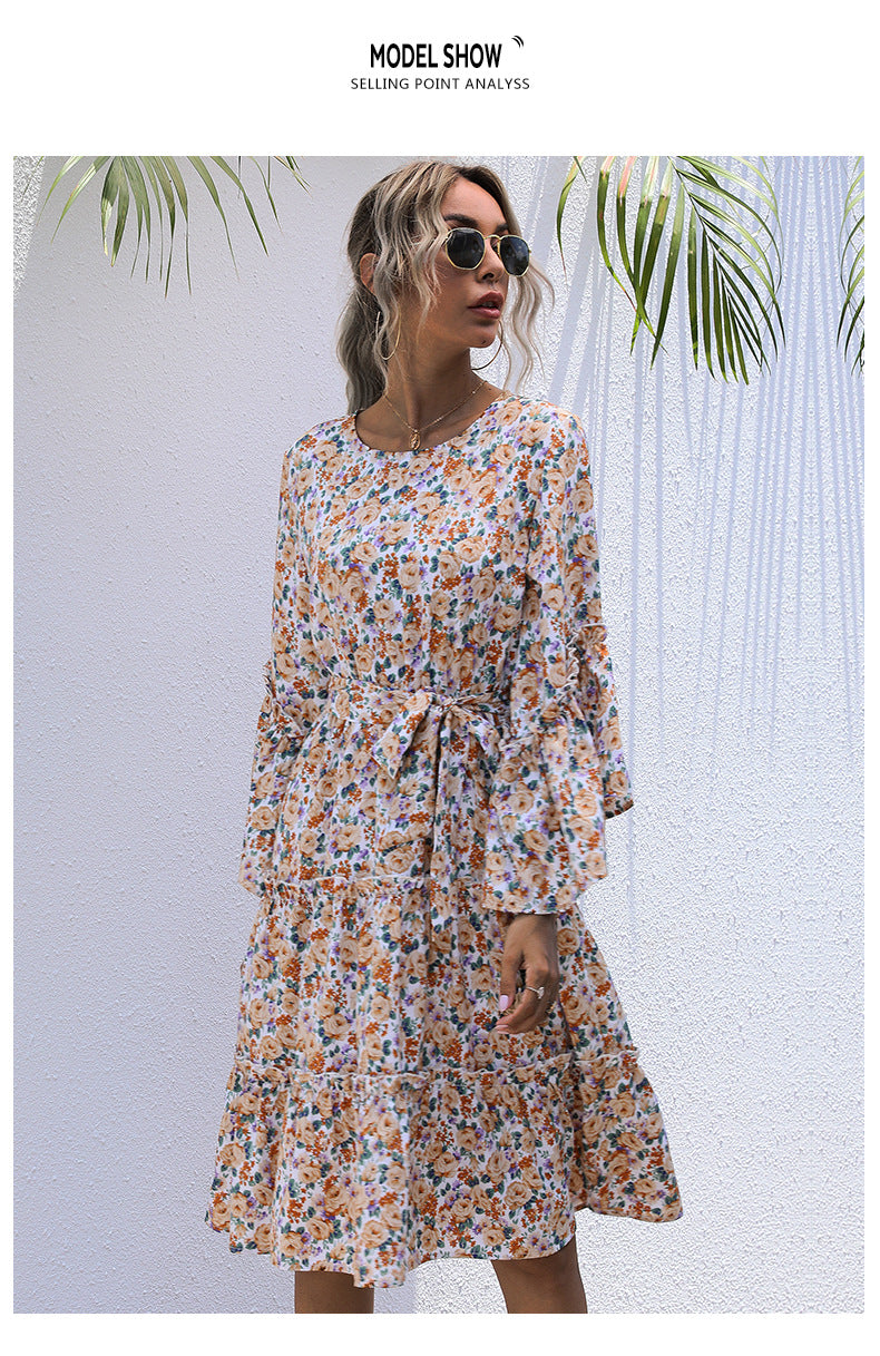 Hopyard Floral Smocked Babydoll Dress FINAL