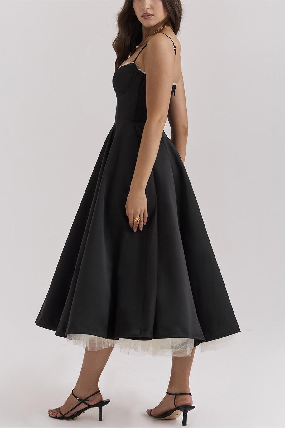Maxi V Neck Dress with Classic Everyday Styling Boutique Fashion Style