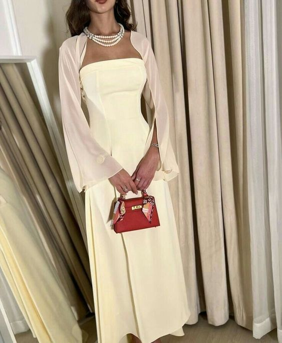 Elegant Long A Line Evening Dress Prom Dress Y7609 - VelvetHem