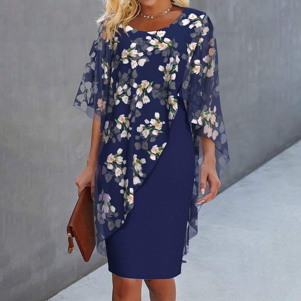 Micaela Chic Floral Dress Statement Occasion Edit