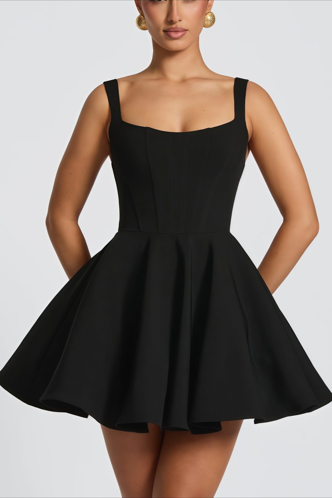 Detachable Bow Corset Dress with Premium Everyday Styling