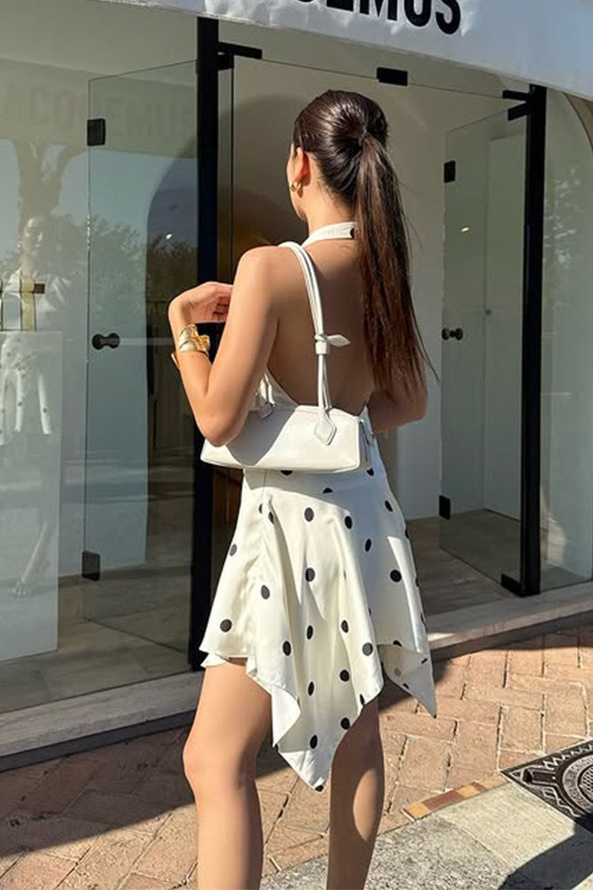 Fl Polka Dots Dress with Premium Everyday Styling Boutique Fashion Style