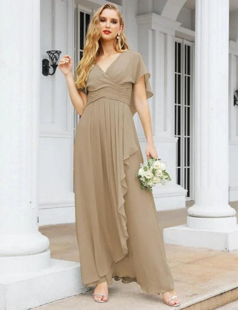 Numbersea Bridesmaid Dresses Backless Formal Prom Gowns for Evening Party Mother of The Bride Dress 28040 by numbersea