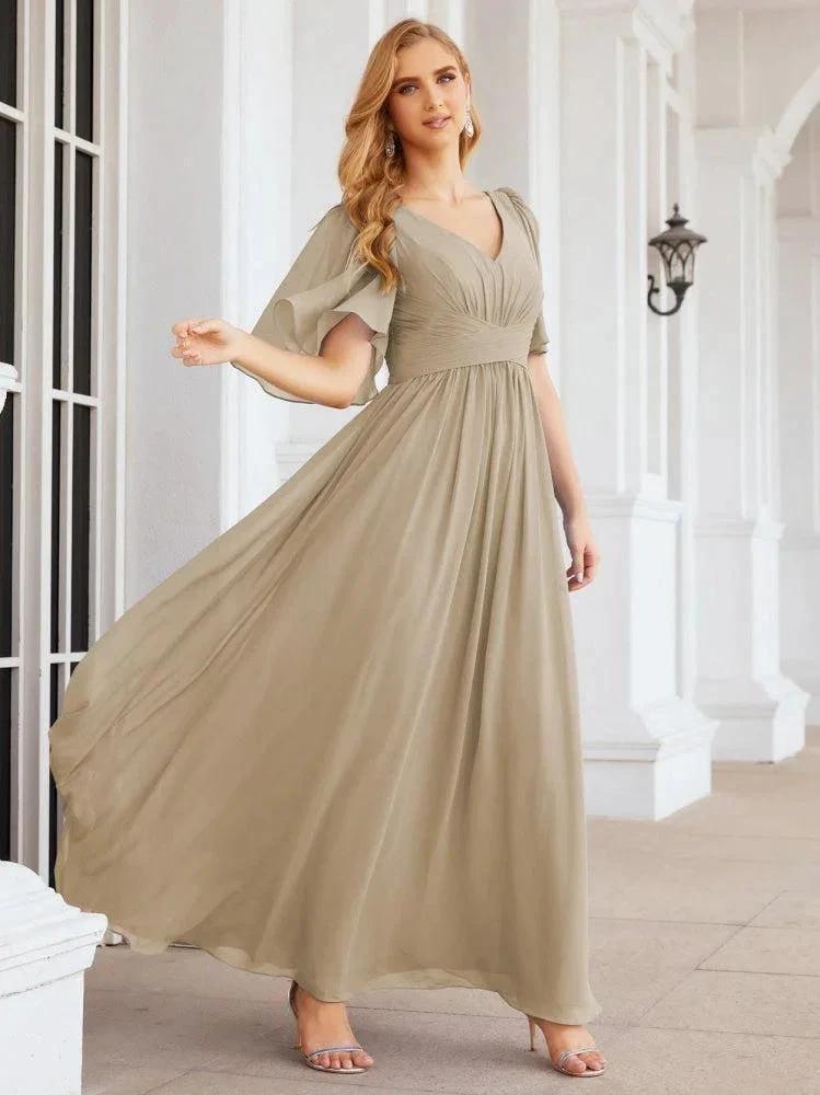 Numbersea Bridesmaid Dresses for Women Wedding Long Party Prom Dress 28068 by numbersea