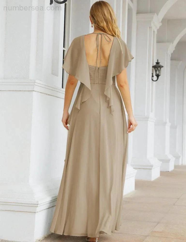 ZapDress Bridesmaid Dresses Backless Formal Prom Gowns for Evening Party Mother of The Bride Dress 28040 (ZD16998)
