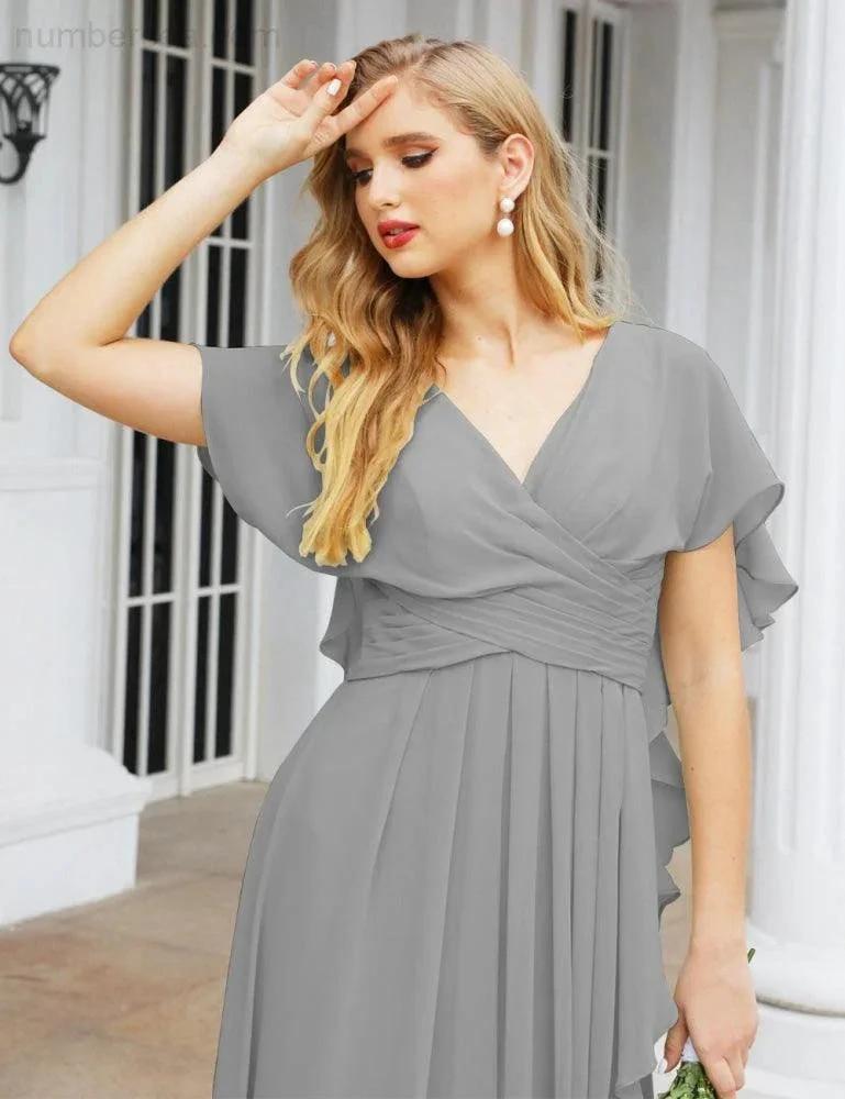 ZapDress Bridesmaid Dresses Backless Formal Prom Gowns for Evening Party Mother of The Bride Dress 28040 (ZD16998)