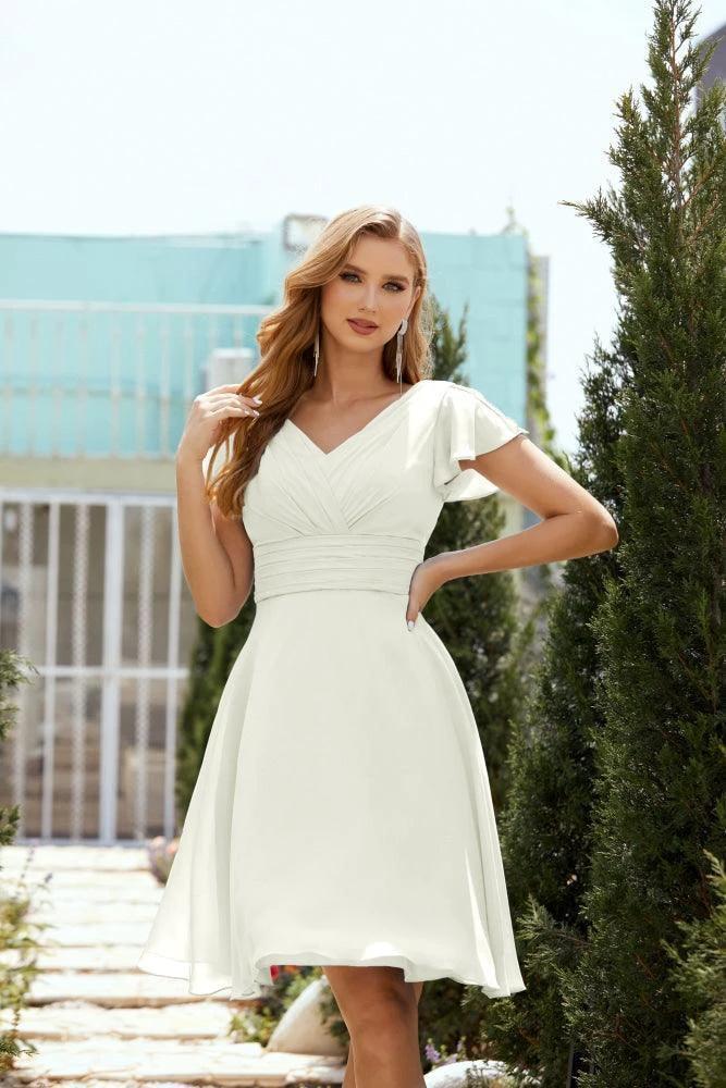 Knee Length Homecoming Dresses Formal Cocktail Prom Gown 28013 by numbersea